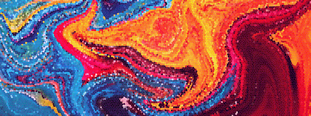 Vibrant Abstract Swirls of Color.