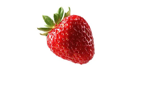 Fresh strawberry with spiral splash juice - Powered by Adobe