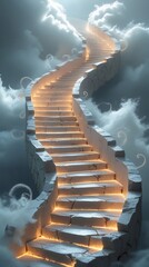 storm clouds over the river