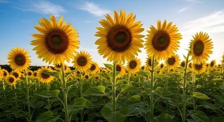 Fototapeta premium Girasoles