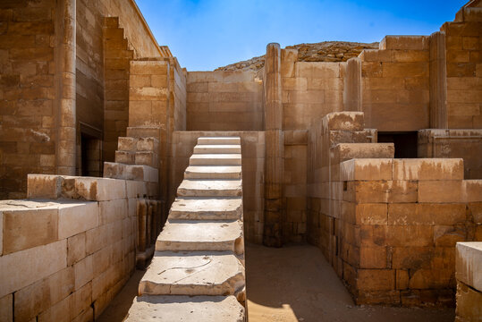 zona arqueol&oacute;gica de Saqqara en Egipto