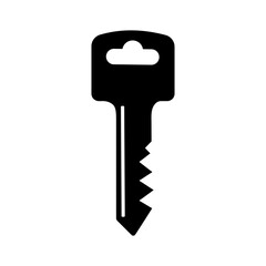  Key icon isolate on white background.