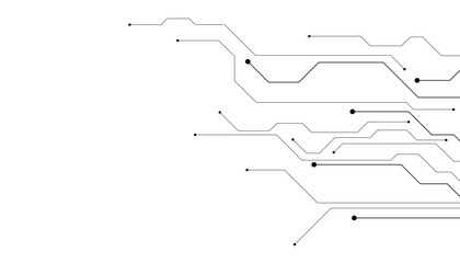 Vectors Abstract connecting lines and dots. Social networking, network connection and global communication technology background