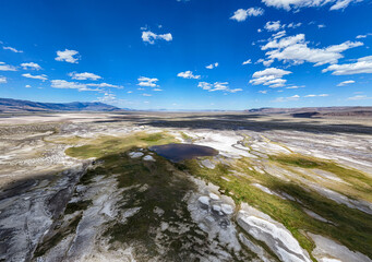Borax lake in Central Oregon