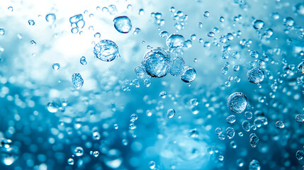 Macro Bubbles Underwater Abstract Water Texture Light Background