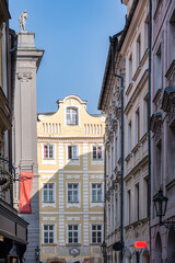 Fototapeta premium Decooration of the building in Old Prague