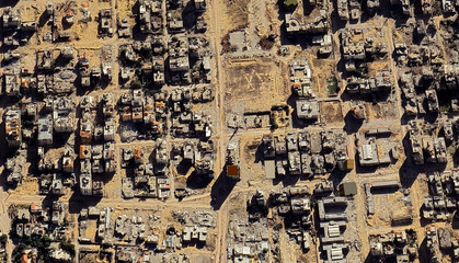 the coast of the Gaza Strip on the Mediterranean Sea October 2025