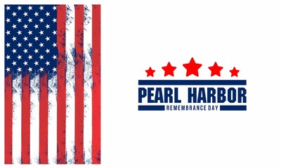
Pearl harbor remembrance day , memorial day vector illustration
