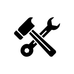 Hammer and spanner icon
