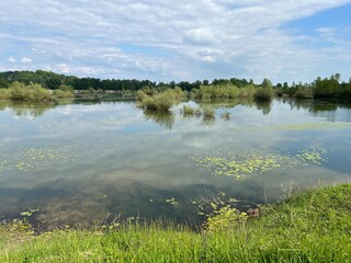 Orešje Lake or artificial lake Oresje (Zagreb County, Croatia) - Oresje-See oder künstlicher See Oresje (Kroatien) - Umjetno jezero Orešje (Sveta Nedelja, Hrvatska)