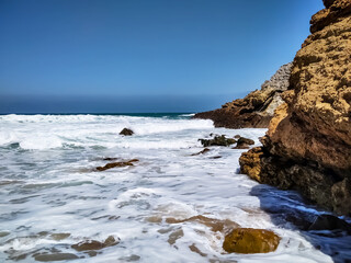 Atlantic Ocean coast. Cascais. Portugal.