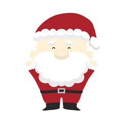 クリスマスのサンタさんのイラスト