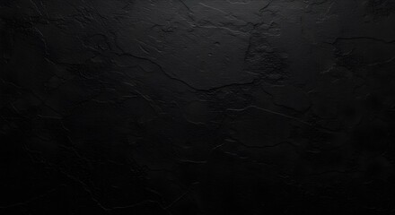 Dark Textured Surface with Subtle Cracks and Shadows