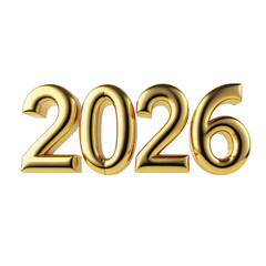 3D gold and silver metallic numbers 