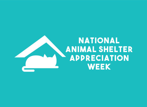 National Animal Shelter Appreciation Week. November. - Powered by Adobe