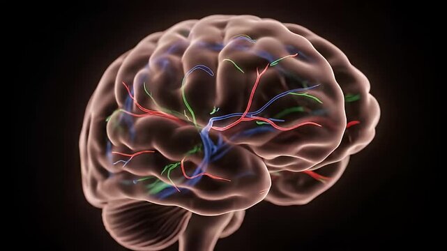 human brain anatomy blood vessels medical science research