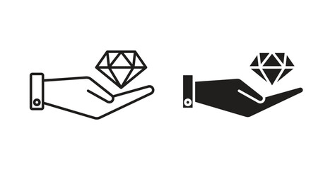 Value icon concept. Logo symbol for web and mobile. Pixel Perfect.