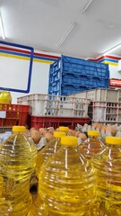 bottles of oil