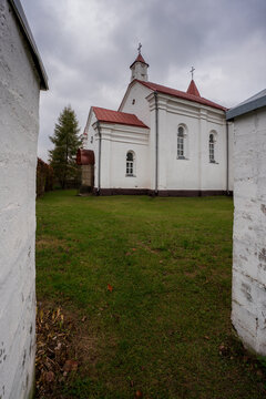 Church in the village Haradzishcha. Belarus