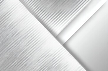 Fototapeta premium An abstract composition of overlapping geometric shapes in shades of gray, creating depth