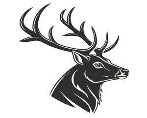 Fototapeta premium silhouette of a deer