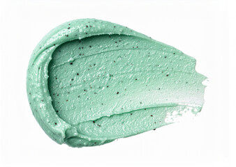 ミントグリーンのスクラブクリーム