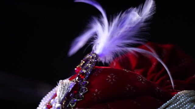 Groom Handmade Designer Sehra with Kalgi on Indian Wedding