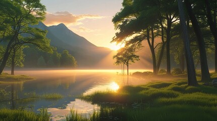 Lush Green Forest Beauty