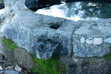 Old Stone Well with Natural Spring