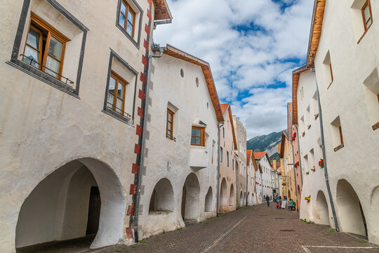 Glorenza, or Glurns, Bolzano, Trentino Alto Adige, Italy: historic city in the Venosta valley