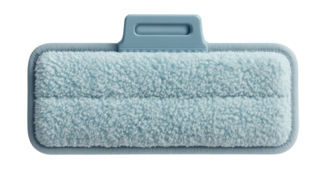 Detachable, washable flat mop head perfect for cleaning tiled kitchen floors.