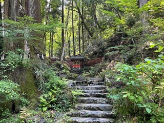 Obraz premium Kifune Shrine in Kyoto, Japan