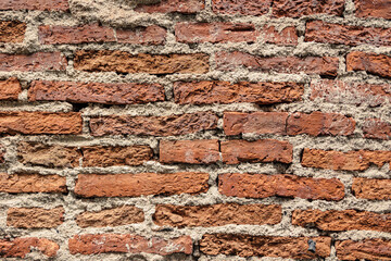 old grunge ruin brick wall outdoor architecture construction pattern texture for background