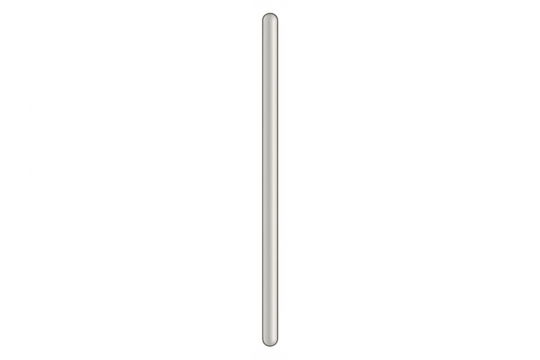 Vertical gray bar on transparent background