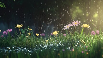 view of trees in the forest