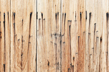 Close up Weathered Wooden Planks Background.
