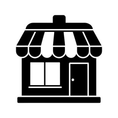 Digital Storefront Icon — Clean Vector for Online Shop.