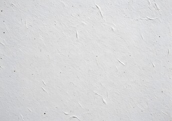 White Textured Paper Background with Visible Fibers and Specks