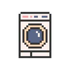 laundry washing machine pixel art