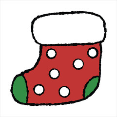 Christmas hand drawn ornament