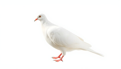 Fototapeta premium white dove isolated on transparent background