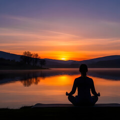 Mindful Meditation at Sunset Find Your Inner Peace and Tranquility