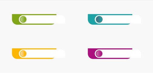 Fototapeta premium Modern Design button Template.Can use for workflow layout, diagram, banner, webdesign, presentation.