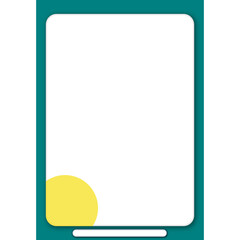 tablet computer with green screen