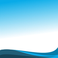 abstract blue wave background
