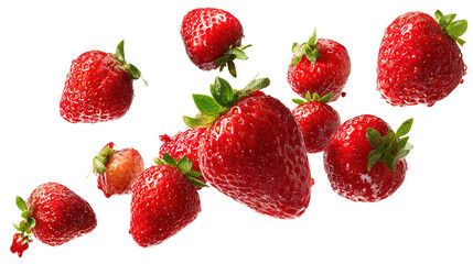 Summer strawberry background