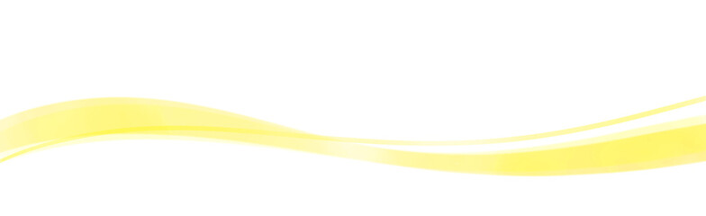 黄色の水彩で描かれた波状のラインの手書きテクスチャ