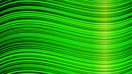 光沢のあるラインウェーブ（緑）