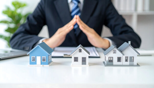 不動産収益の購入運用管理について専門家が提案するビジネス商談のオフィス風景