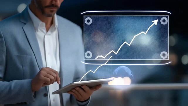 Investor reviewing declining commercial property trends, symbolizing urban market challenges, financial planning, and adaptive strategies to mitigate investment risk. cinematic color correction,
